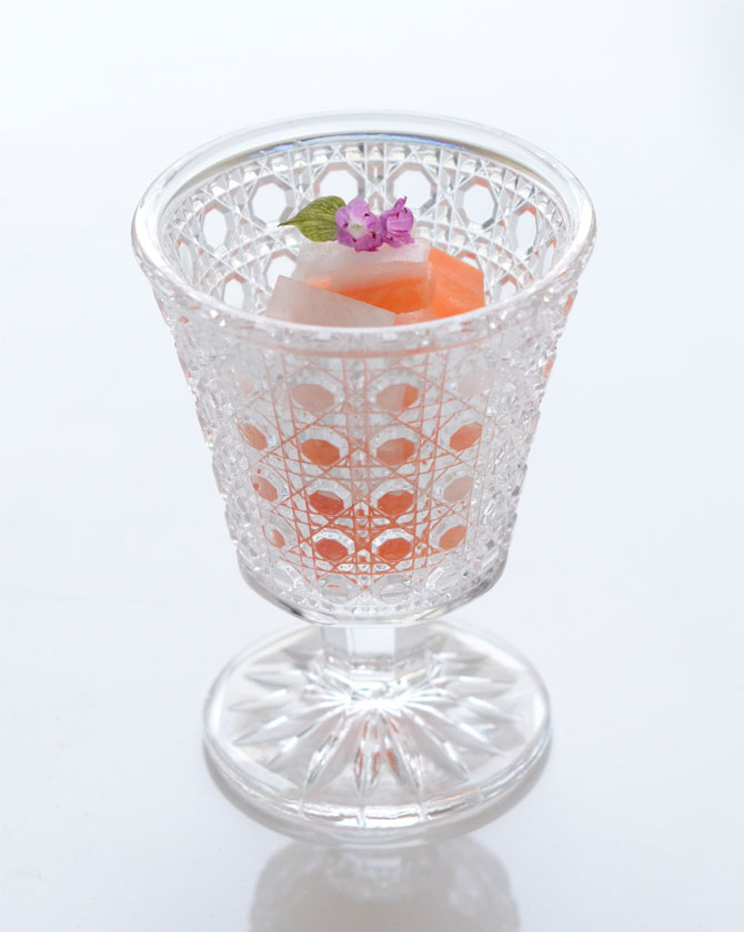 菊籠目 蓋物 クリア 188 413530【ガラス食器 和食器 蓋つき小鉢 蓋物 菊籠目 おしゃれ 和モダン おもてなし 日本製】003  食器・雑貨・ファッションQueenAnn