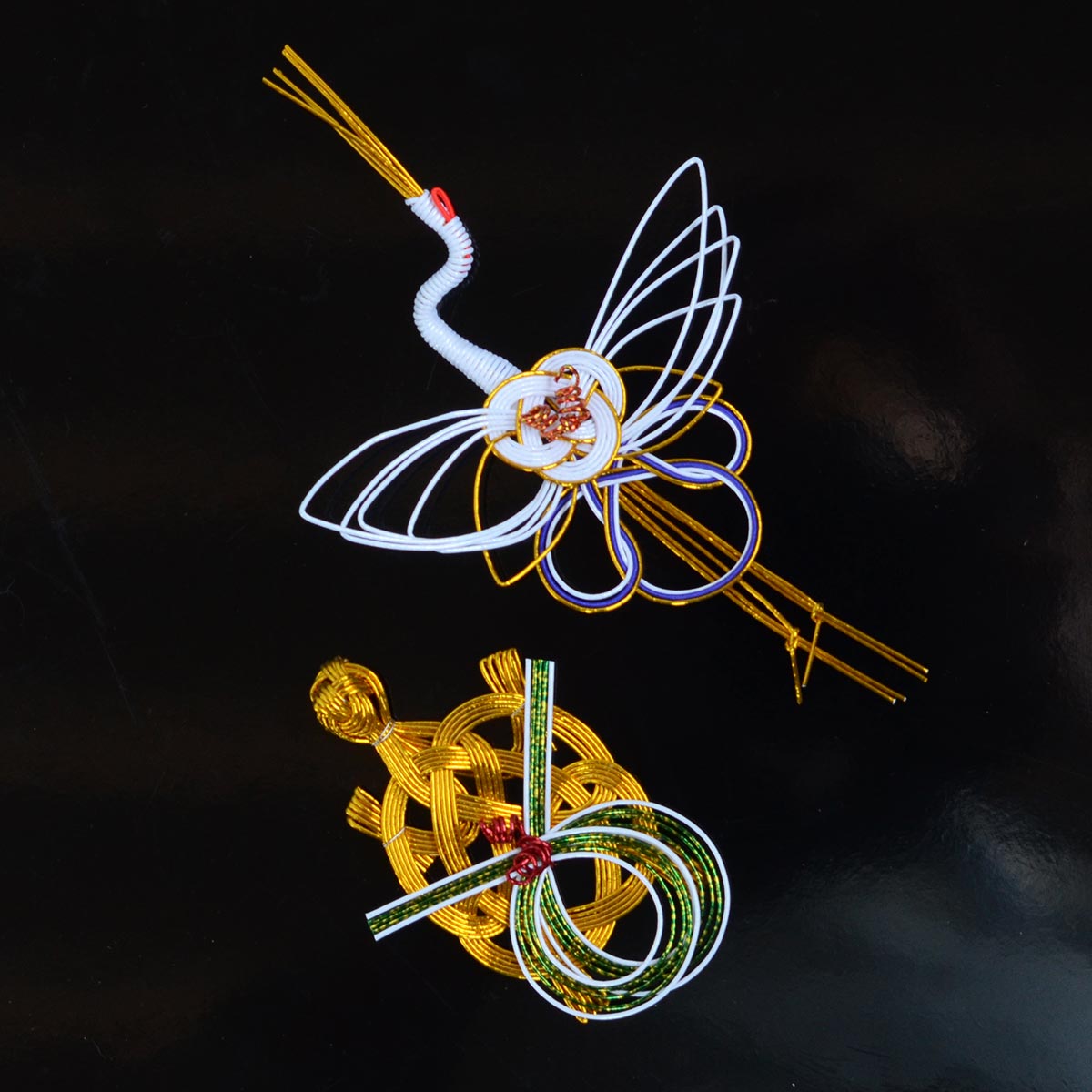 楽天市場】【クリックポスト便可】【メール便可】金脚 水引鶴亀ペア3