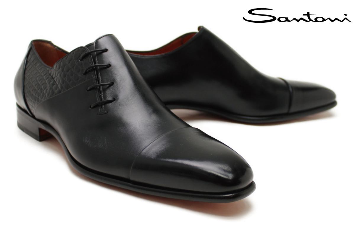 正規 SANTONI サントーニ ドレスシューズ レッド系 靴 大人気定番商品