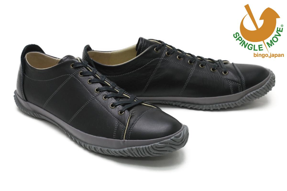 ラウンド スピングルムーブ Spingle Move メンズ レディース ユニセックス 男女兼用 スニーカー 272nbk Spingle Move スピングルムーブ ブラック 国産 日本製 爆売り Stellabarros Com Br