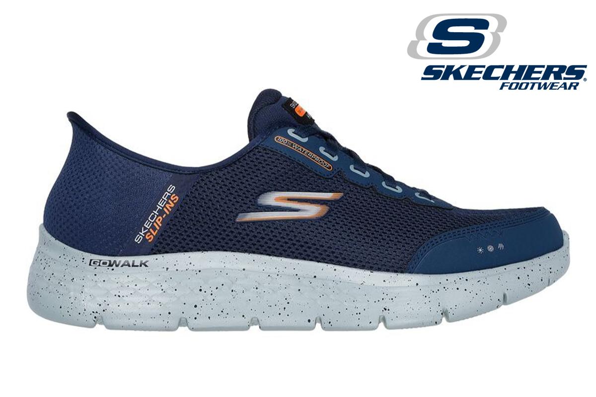 スケッチャーズ メンズ スニーカー スリップインズ ゴーウォークフレックス ウォータープルーフ ネイビー SKECHERS 216330ww nvy|クインクラシコ(Queen Classico)