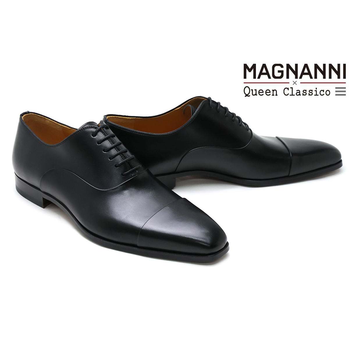 マグナーニ メンズ ドレスシューズ レベルソ 内羽根ストレートチップ ブラック スペイン製 MAGNANNI 23807 パーティー