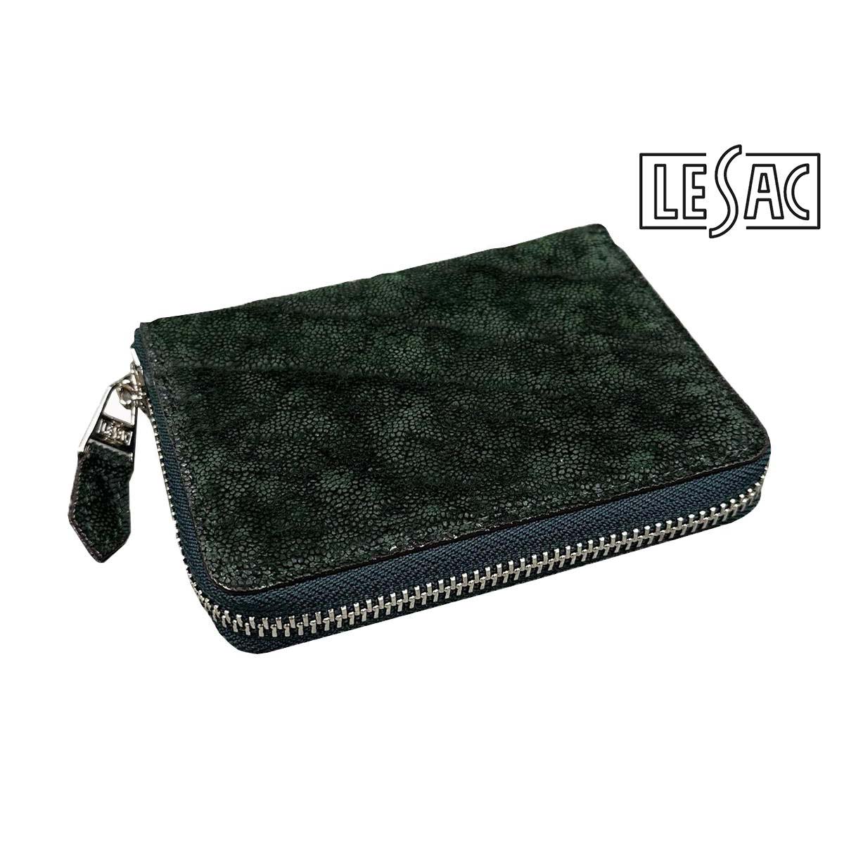 レザック 財布 エレファントミドルウォレット グリーン 国産(日本製) LE'SAC 8205