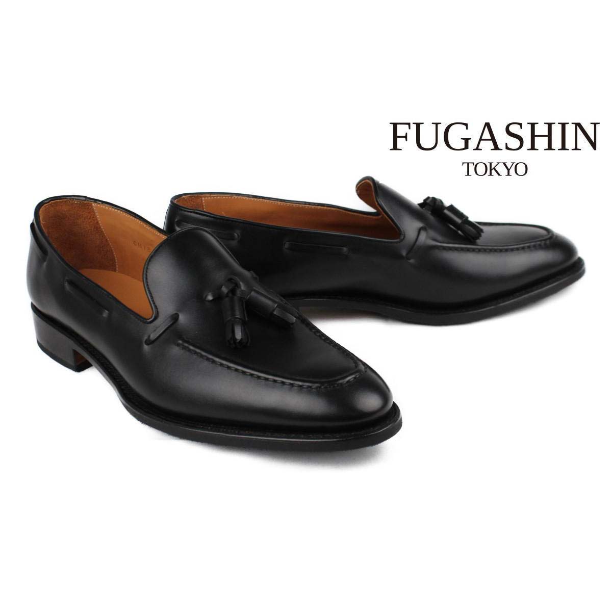 フウガシン タッセルローファー ローファー メンズ 本革 ドレスシューズ ブラック FUGASHIN CHIBANIAN chibanian パーティー