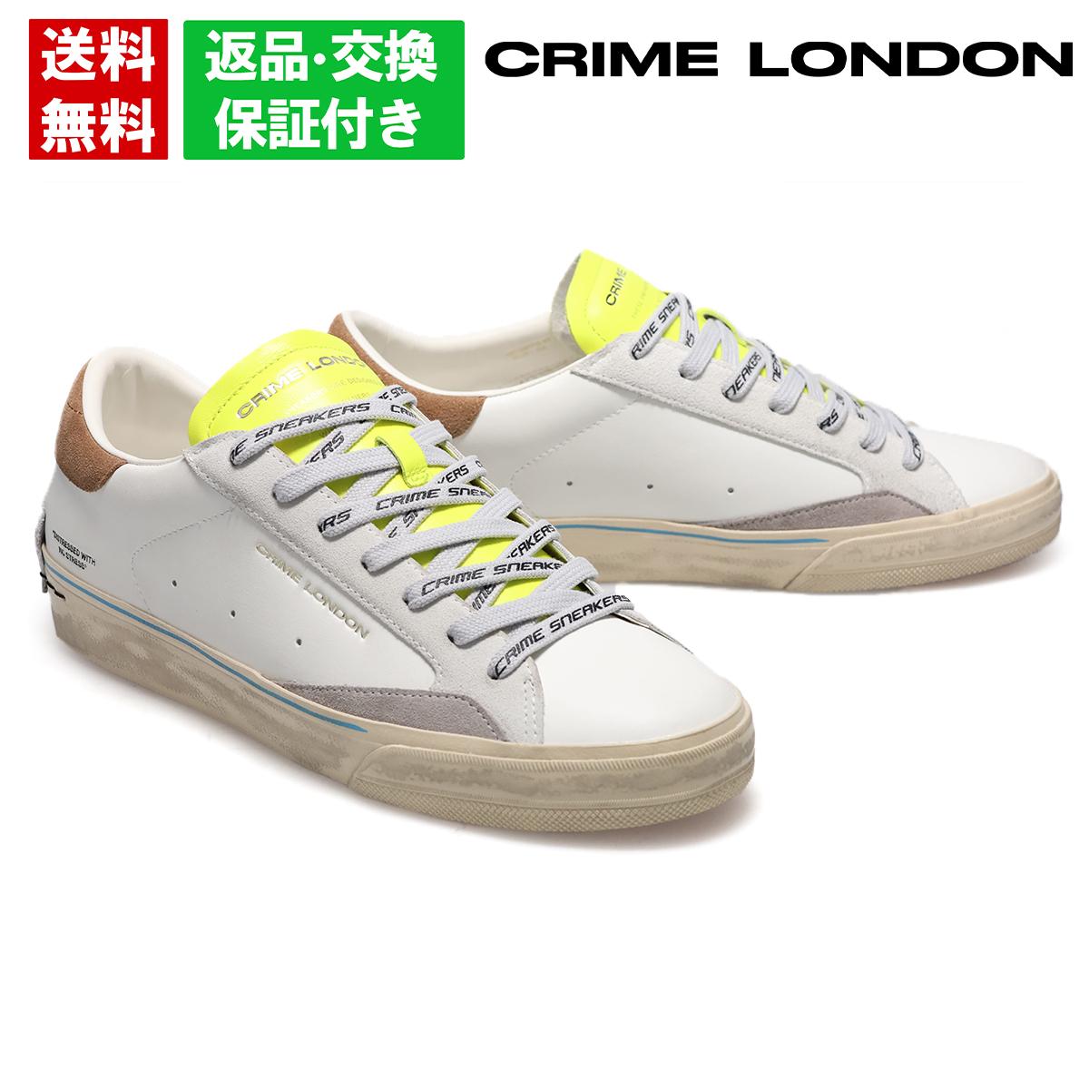 【平日10時までのご注文で即日出荷！】 クライムロンドン スニーカー イタリア ディストレスト 2.0 CRIME LONDON 19051pp8-10 メンズ 定番 新作 通学 旅行 レザー カジュアル 30,745円