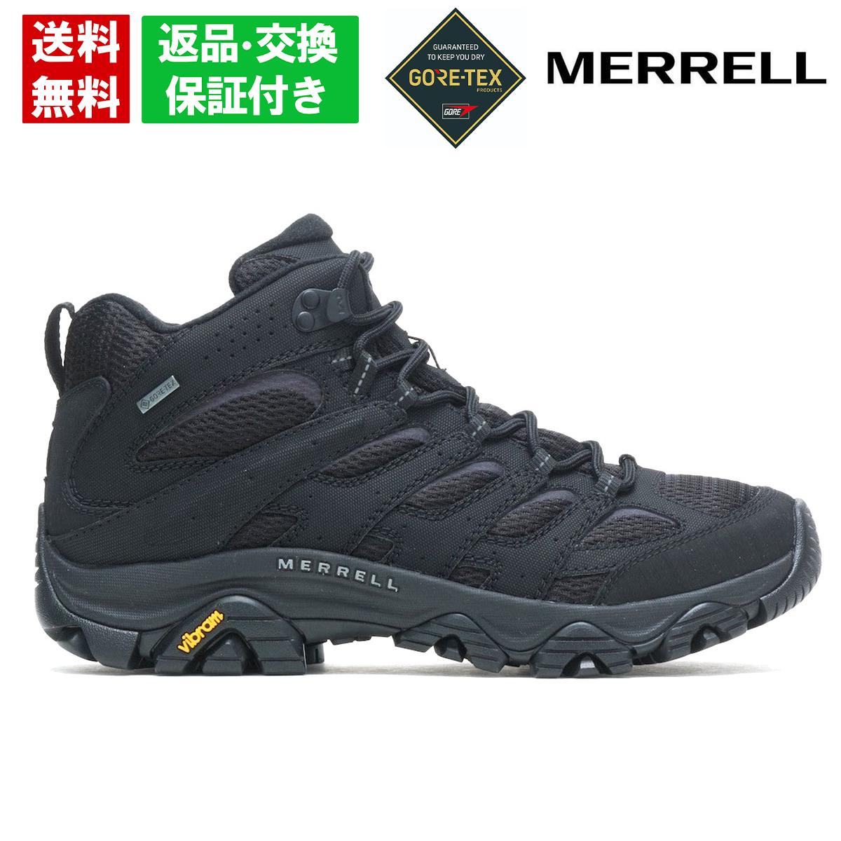 メレル メンズ スニーカー モアブ3シンセティックミッドゴアテックス MERRELL m500249 防水 透湿 雨の日 補強 クッション 柔らかい 旅行 日常|クインクラシコ(Queen Classico)