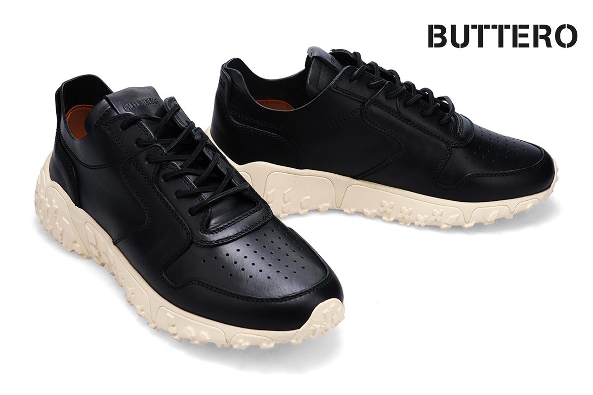★Buttero★カレラ ブラック クラック スニーカー ☆Buttero☆カレラ クラック スニーカー (Buttero /スニーカー