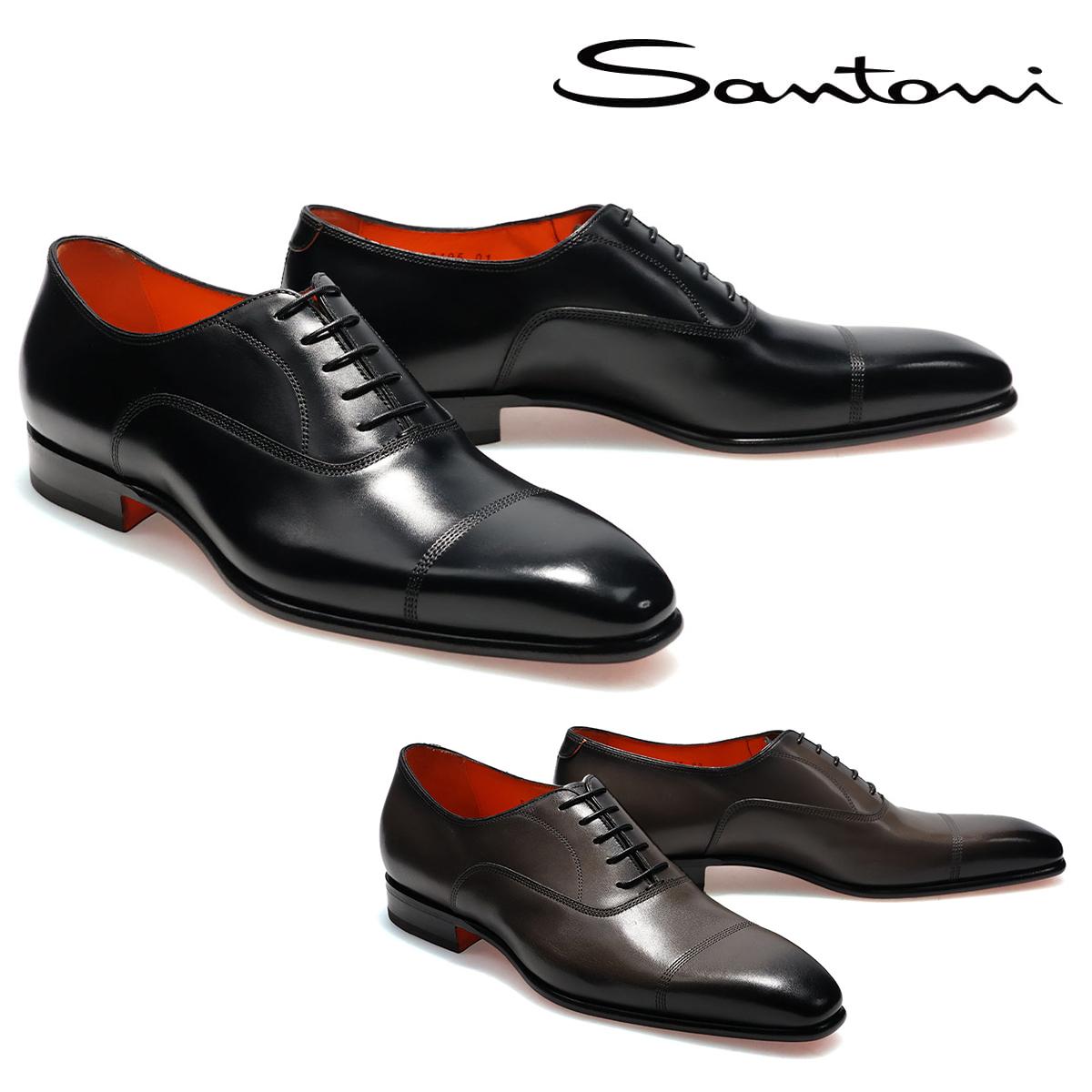 サントーニ メンズ ドレスシューズ イタリア製 Santoni CORUS 革靴 高級靴 紳士靴 内羽根 フォーマル 結婚式 冠婚葬祭 ビジネス 通勤 1170299321007｜クインクラシコ（Queen Classico）