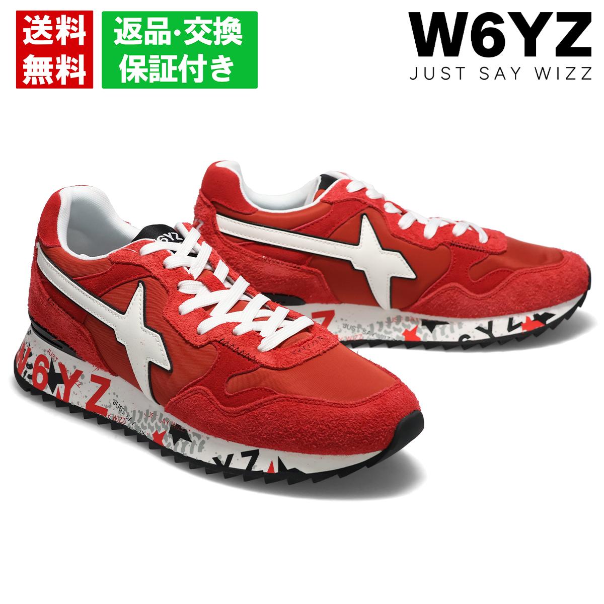 【平日10時までのご注文で即日出荷!】 ウィズ W6YZ スニーカー イタリア ヤックエム カラフル 週末 フィット感 柔らかい ボリューム レッド ykm260-1h09|クインクラシコ(Queen Classico)