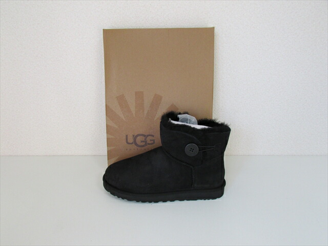 全商品オープニング価格特別価格 楽天市場 Ugg Australia アグ オーストラリア シープスキン ブーツ ミニベイリーボタン サイズus7 24cm ブラック 新品 Ugg Australia Mini Bailey Button Black Queen Collection 値引 Bralirwa Co Rw