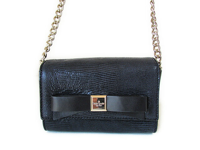 【スペシャル】kate spade ケイトスペード チェーンショルダーバッグ リリアン モントフォード パーク エキゾチック ブラック【新品】kate spade バック ポーチ Lillian (WKRU2809) Montford Park Exotic black