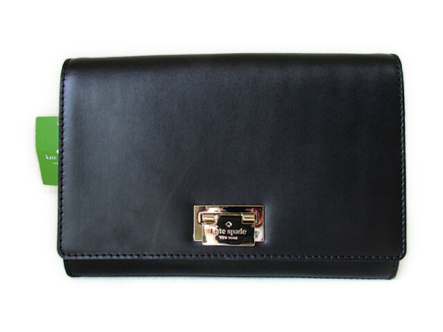 【スペシャル】kate spade ケイトスペード チェーンショルダー クラッチバッグ フィオナ ハーウッド プレイス ブラック【新品】kate spade バック Fiona (WKRU2642) Harwood Place black|Queen Collection