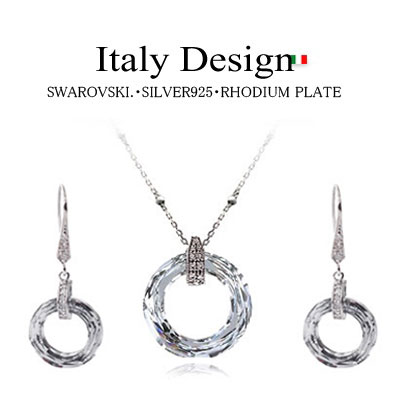 楽天市場】スワロフスキー ネックレス アクセサリー ピアス