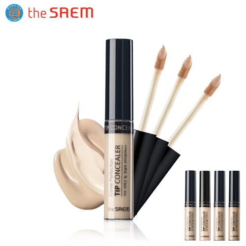 7円 人気商品 Saemmul Cover Perfection Tip Concealer ザセム カバーパーフェクションチップコンシーラー 4色 コンシーラー 韓国コスメ リップメイク 化粧 メイクアップ ベースメイク 肌色 クマ ニキビ跡 しみ カバー そばかす 隠し