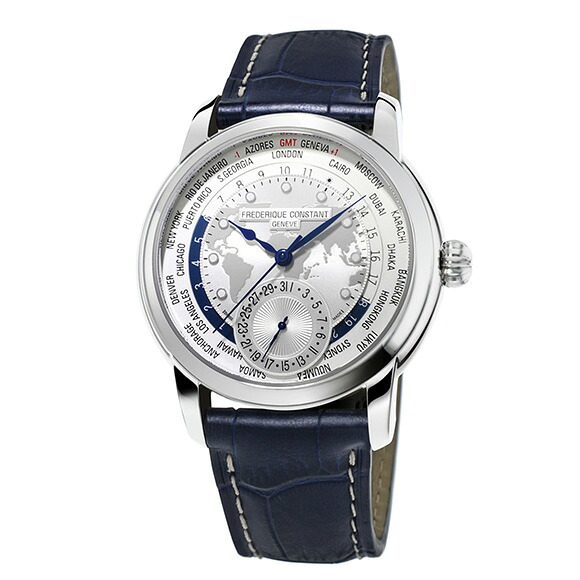 【最大42回払いまで無金利】【豪華ノベルティ進呈】 正規品 FREDERIQUE CONSTANT フレデリック・コンスタント ワールドタイマー マニュファクチュール メンズ腕時計 自動巻き腕時計 送料無料 FC-718WM4H6