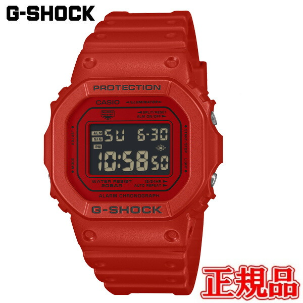 【5%OFF クーポン!4月18日 00:00 ~4月21日9:59】 国内正規品 CASIO カシオ G-SHOCK 5600シリーズ クォーツ メンズ腕時計 送料無料 DW-5600RRB-4JF ラッピング無料
