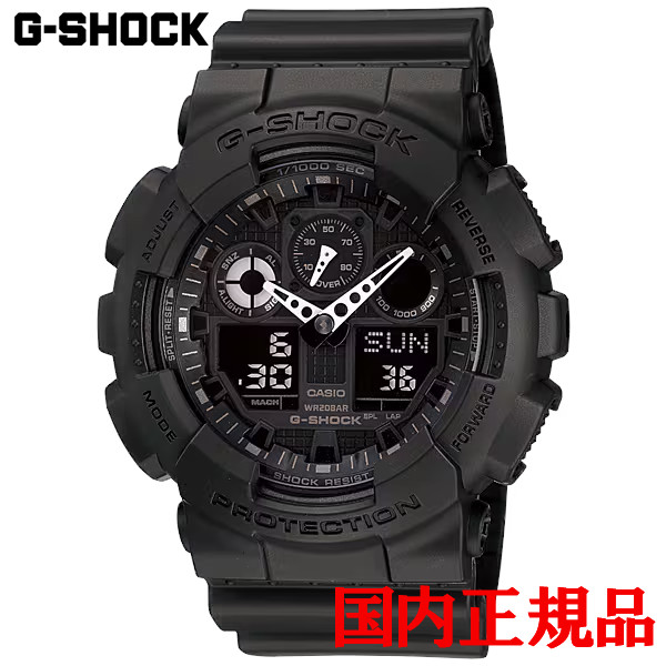 【5%offクーポン配布！4月4日 20:00 ～4月10日1:59】国内正規品 CASIO カシオ G-SHOCK GA-100シリーズ クォーツ メンズ腕時計 送料無料 GA-100-1A1JF ラッピング無料 11,220円