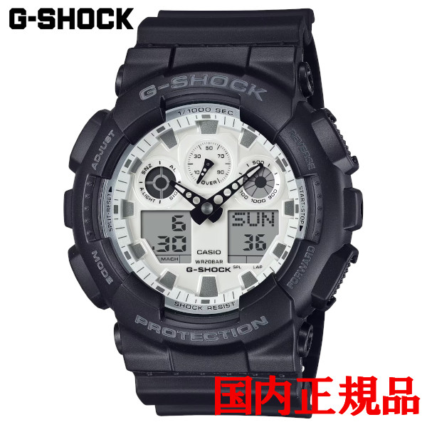 【5%offクーポン券別れ別れ！6月4日 20:00 ～6月11日1:59】国内置き目品 CASIO カシオ G-SHOCK GA-100続きもの 石英 メンズウオッチ 貨物輸送無料 GA-100WD-1AJF ラッピング無料