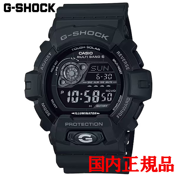 国内正規品 CASIO カシオ G-SHOCK 8900シリーズ タフソーラー メンズ腕時計 送料無料 GW-8900A-1JF ラッピング無料｜ケルエ