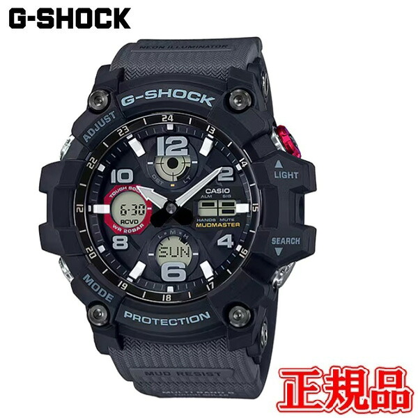 【5％OFF クーポン！4月18日 00:00 ～4月21日9:59】　国内正規品 CASIO カシオ G-SHOCK MASTER OF G - LAND MUDMASTER タフソーラー ソーラー充電システム メンズ腕時計 送料無料 GWG-100-1A8JF ラッピング無料