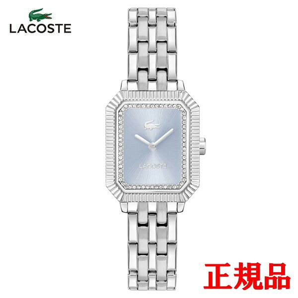 【15％クーポン券別れ別れ】 定め事品 LACOSTE ラコステ LACOSTE PARISIENNE 水晶 レディースウオッチ 貨物輸送無料 2001440 ラッピング無料