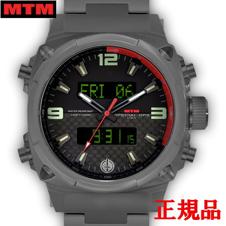 【最大24回払いまで無金利】MTM エムティーエム Air Stryk II Grey - Carbon Red メンズ腕時計 クォーツ 送料無料 AS2-TGR-CBRD-MBTI｜ケルエ