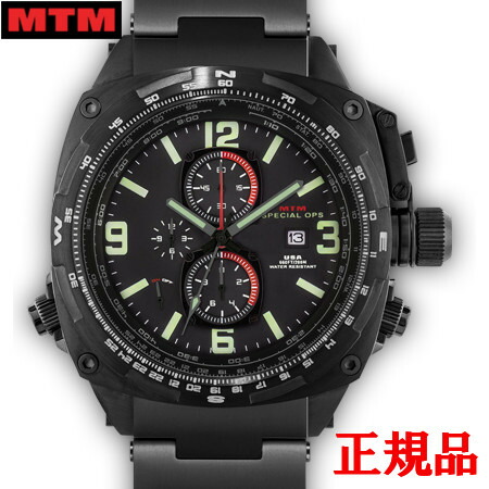 【最高限度24回払い渡しまで無利率】MTM エムティーエム Cobra Black - Black Dial メンズウォッチ 水晶 貨物輸送無料 COB-結核症7-BLCK-MBTI メンズ腕時計-腕時計