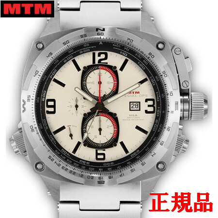 【最大限度24回必要経費まで無利息】MTM エムティーエム Cobra Silver - Tan Dial メンズウオッチ 水晶 貨物輸送無料 COB-TS7-TAN1-MBTI メンズ腕時計-腕時計