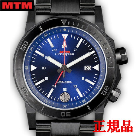 【最大24回払いまで無金利】MTM エムティーエム H-61 Black-Bluel メンズ腕時計 クォーツ 送料無料 H61-SBK-BLUE-MBSS｜ケルエ