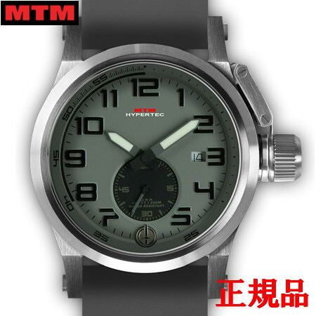 【最大24回払いまで無金利】MTM エムティーエム HYPERTEC CHRONO 1A Silver Grey Dial - Grey Rubber II メンズ腕時計 クォーツ 送料無料 HC1-SS4-GREY-GR2S-A｜ケルエ