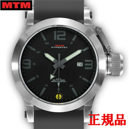 【最大24回払いまで無金利】MTM エムティーエム HYPERTEC 44 SILVER - GREY DIAL - GREY RUBBER II メンズ腕時計 クォーツ 送料無料 HYP-SS4-GREY-GR2S-A