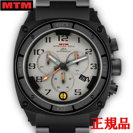 【最大24回払いまで無金利】MTM エムティーエム Predator II Black Tit Tan Dial Tan Sub Dial Grey Number メンズ腕時計 クォーツ 送料無料 PR2-TBK-TTG1-MBTI-OH|ケルエ