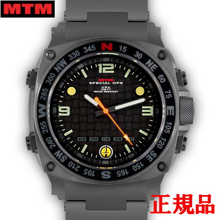 【最大限度24回払い出しまで無利息】MTM エムティーエム Silencer Grey メンズウオッチ 石英 貨物輸送無料 SIL-SGR-BLCK-MBSS