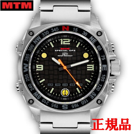 【最大限度24回払い出しまで無利息】MTM エムティーエム Silencer Silver メンズウオッチ 石英 貨物輸送無料 SIL-SSL-BLCK-MBSS