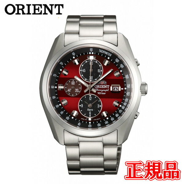ORIENT クロノグラフ 赤黒 ステンレス Contemporary｜Orient｜商品紹介｜機械式時計・腕時計のオリエント