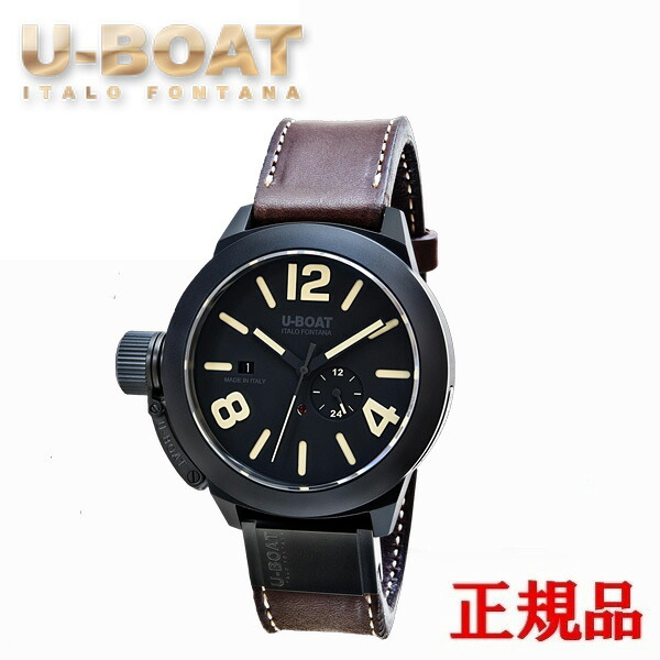 【最大24回払いまで無金利】 U-BOAT ユーボート CLASSICO 48 BK CER MATT CASE 自動巻き メンズ腕時計 送料無料 8107 ラッピング無料