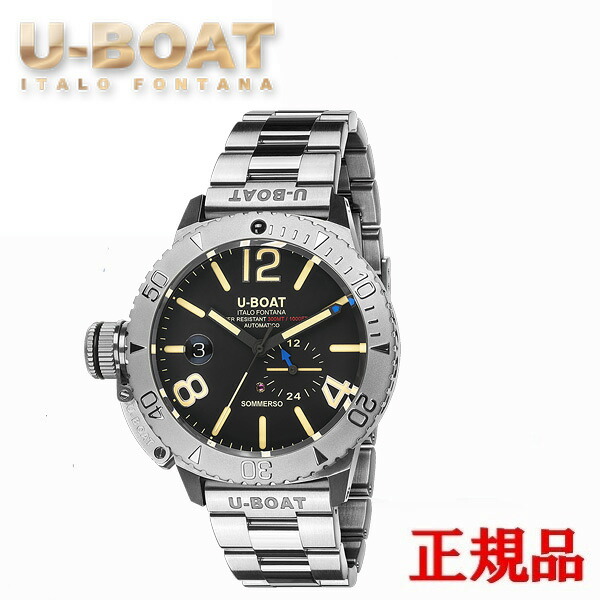 【最大24回払いまで無金利】 U-BOAT ユーボート CLASSICO SOMMERSO BRACELET 自動巻き メンズ腕時計 送料無料 9007AM ラッピング無料