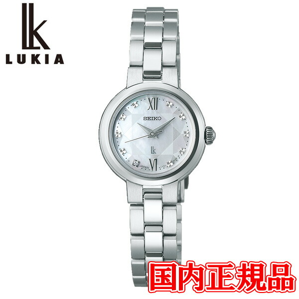 カラー SEIKO(セイコー) LUKIA(ルキア) 腕時計 4Pダイヤインデックス シルバー：ブランディア 店 ソーラー -  shineray.com.br