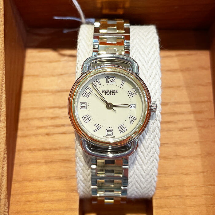 エルメス プルマン PU2.210 クォーツ ホワイト レディース 腕時計 希少 楽天市場】【ウォッチ】HERMES エルメス プルマン ホワイト文字