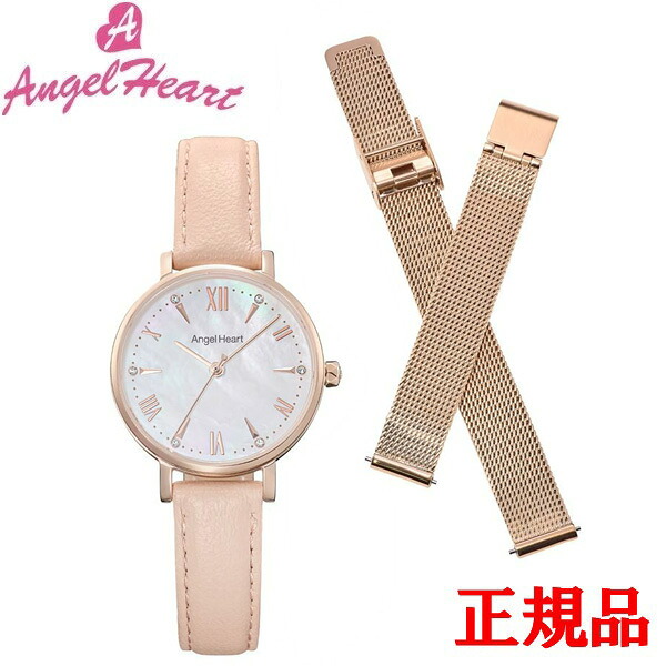 【5％OFF クーポン！4月18日 00:00 ～4月21日9:59】ANGEL HEART エンジェルハート Sparkle Time レディース腕時計 ソーラー電池 送料無料 ST29P-PKC-N ラッピング無料
