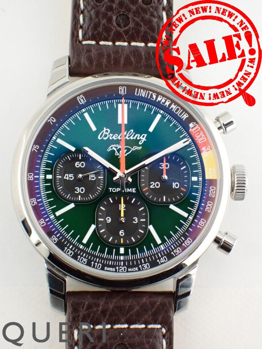 ブライトリング トップタイム B01 フォードマスタング グリーン AB01762A1L1X1(AB0176) 新品|クエリ 店