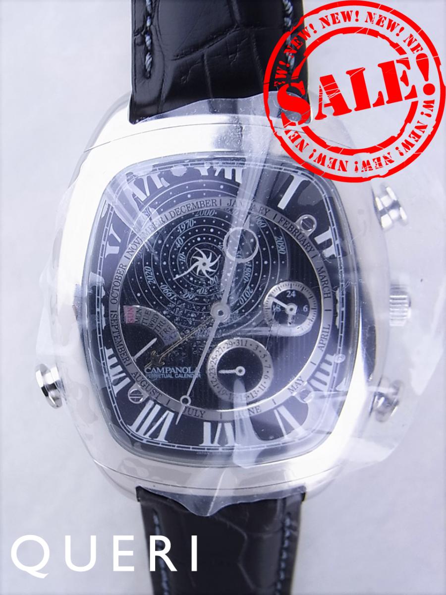 シチズンカンパノラコンプリケーションパーペチュアルカレンダーブラック文字盤AG6250-09E新品