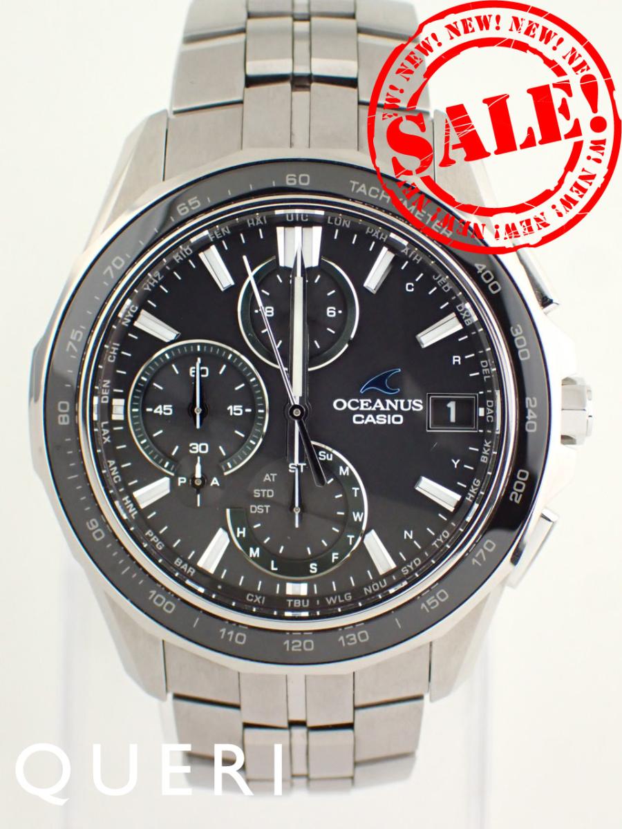 カシオ オシアナス マンタ S7000続きもの メンズ OCW-S7000-1A2JF 中古【中古】