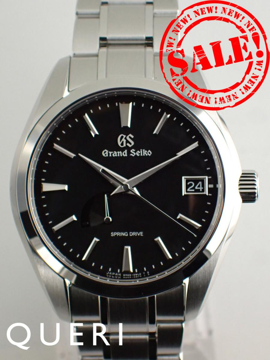 グランドセイコー ヘリテージコレクション スプリングドライブ ブラック文字盤 SBGA203(9R65-0AA0) 新古品