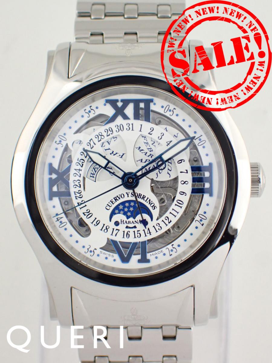 クエルボ・イ・ソブリノス ロブスト トリカレンドグラフォ ルナ スケルトン 2804B-1BS 新品完成済【中古】