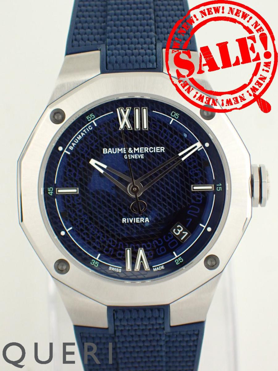 ボーム＆メルシェ リビエラ 42mm ボーマティック オート ブルー M0A10701 新品｜クエリ 店