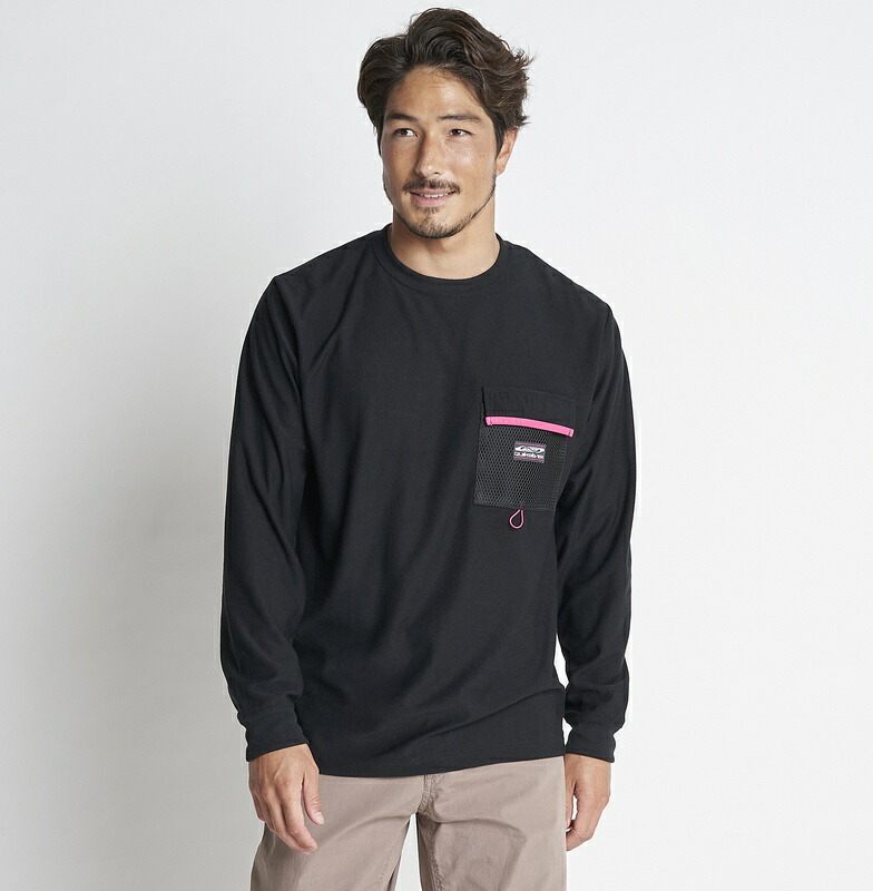 QUIKSILVER キッズ ラッシュガードパーカー 140cmブラック 無地 水着