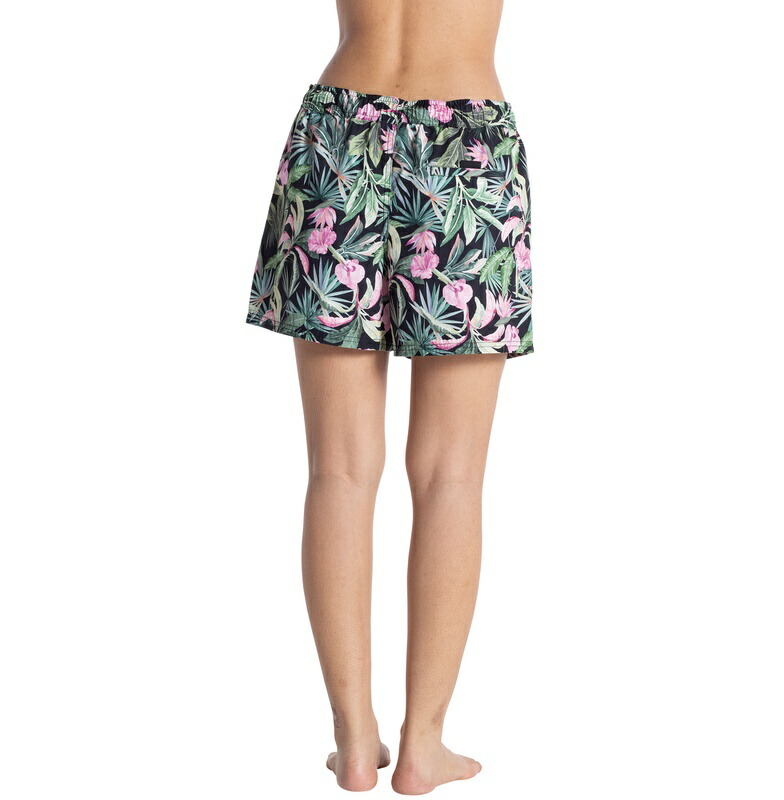 ロキシー Roxy Healing Botanic Shorts コミッション猿股引き ワタ 中頃身の丈 Womens ジャムショーツ ボードショーツ 海水着 海食麺麭 サーフィン サーフパンツ 海水浴 夏季 スウィミング 砂浜御召しもの Rbs Blk Nobhillmusic Com