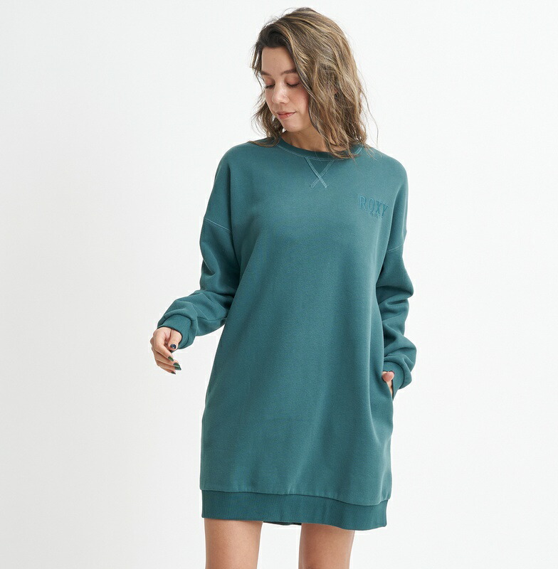 【楽天市場】アウトレット価格 ROXY ロキシー JIVY DRESS スウェットワンピース ドレス ワンピース ワンピ：QUIKSILVER