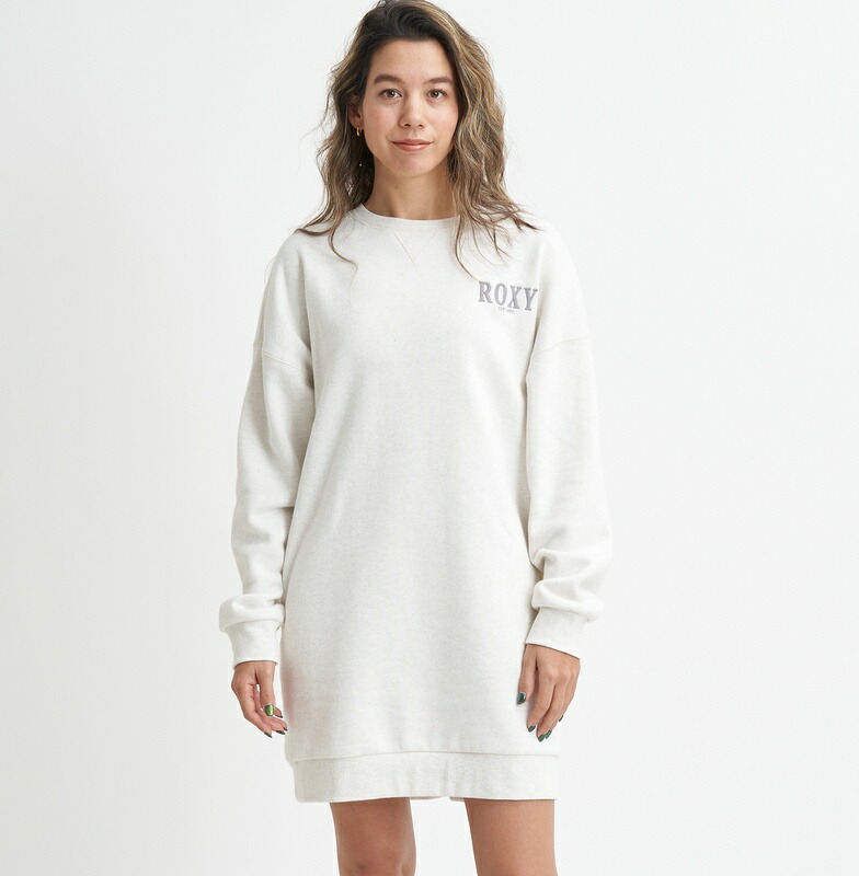 【楽天市場】アウトレット価格 ROXY ロキシー JIVY DRESS スウェットワンピース ドレス ワンピース ワンピ：QUIKSILVER